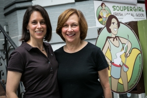 Sara Polon and Marilyn Polon, founders of Soupergirl